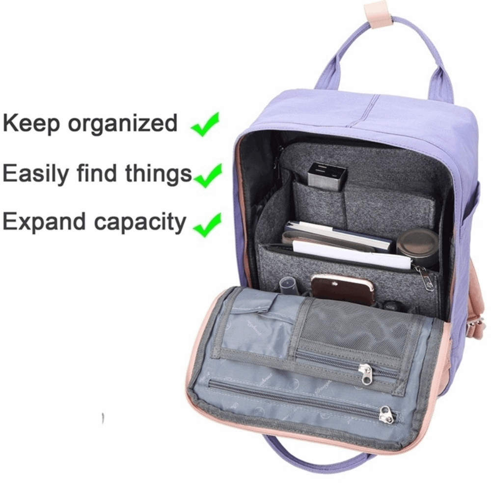 Backpack Insert Organizer - Organisateur de sac à dos en