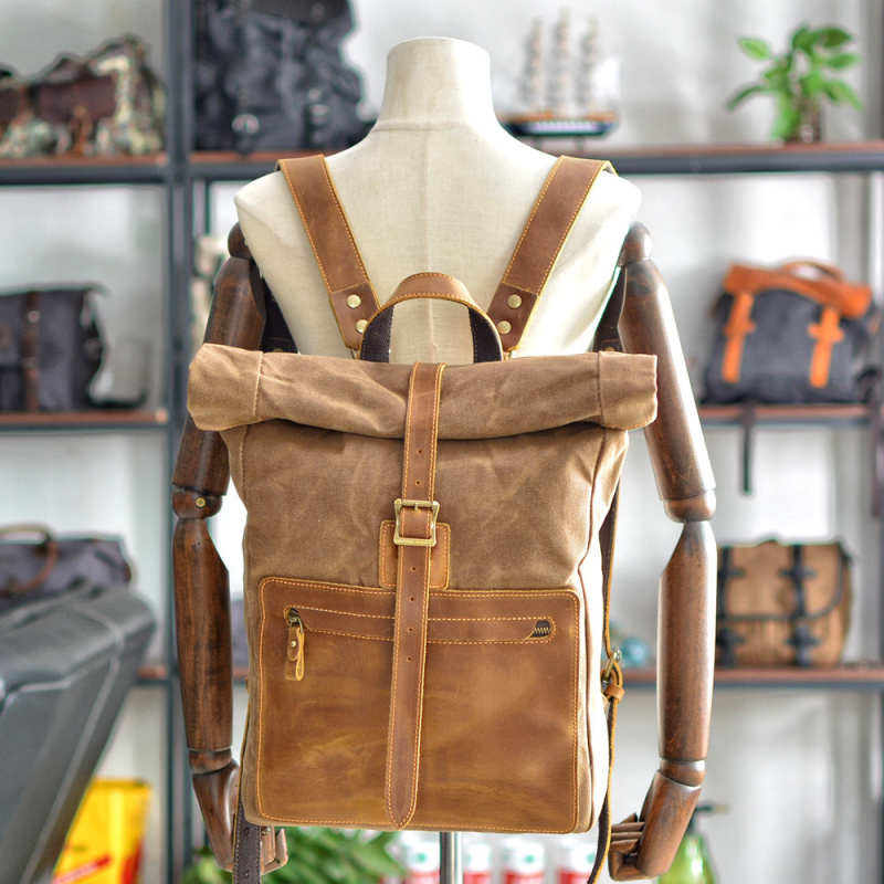 Nouveau sac à dos en toile cir - Canvas Backpack Casual avis et prix
